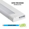 Eti 40 in. L White Plug-In LED Under Cabinet Light Strip 1050 lm 535091610